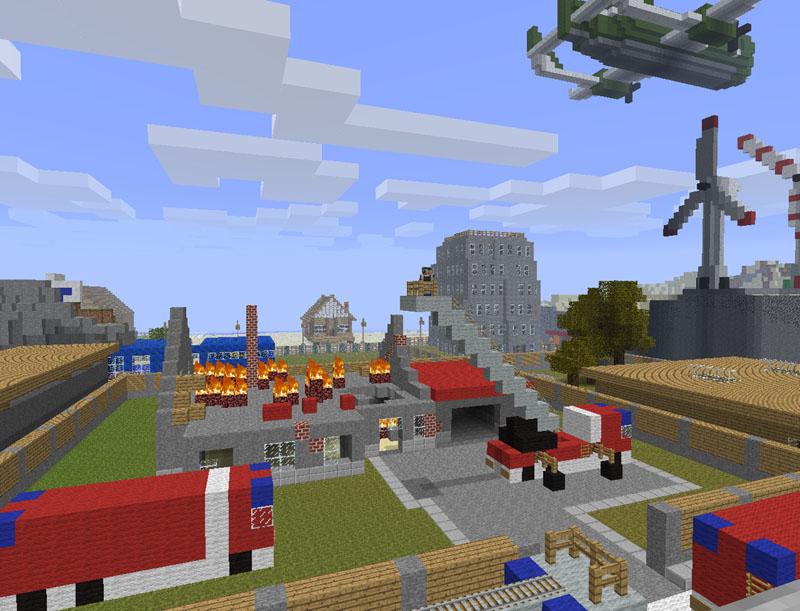 minecraft spawn building map download